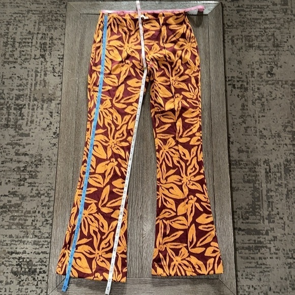 Zara JACQUARD WRAP TOP AND FLARED PANTS Two Piece Set - Picture 10 of 12